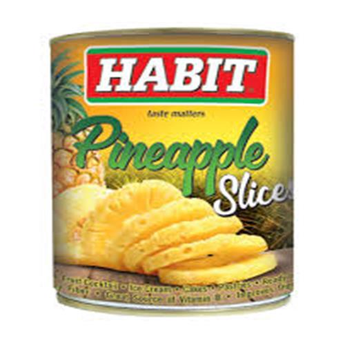 HABIT PINEAPPLE SLICE 850g
